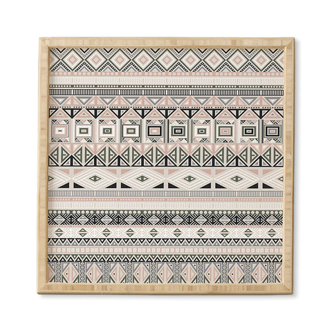 Fimbis Geometric Aztec 1 Framed Wall Art