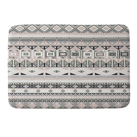 Fimbis Geometric Aztec 1 Memory Foam Bath Mat