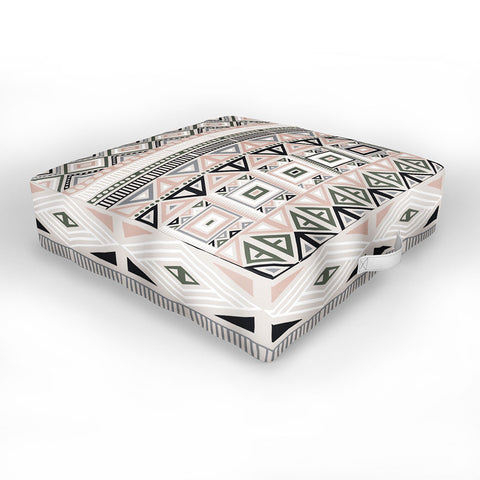 Fimbis Geometric Aztec 1 Outdoor Floor Cushion