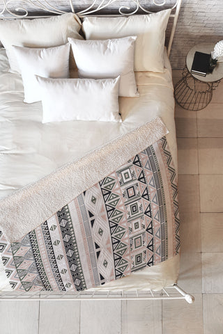 Fimbis Geometric Aztec 1 Fleece Throw Blanket