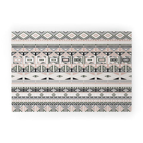 Fimbis Geometric Aztec 1 Welcome Mat