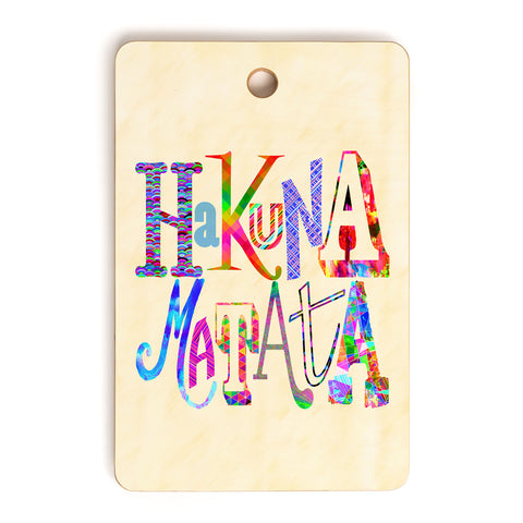 Fimbis Hakuna Matata Cutting Board Rectangle