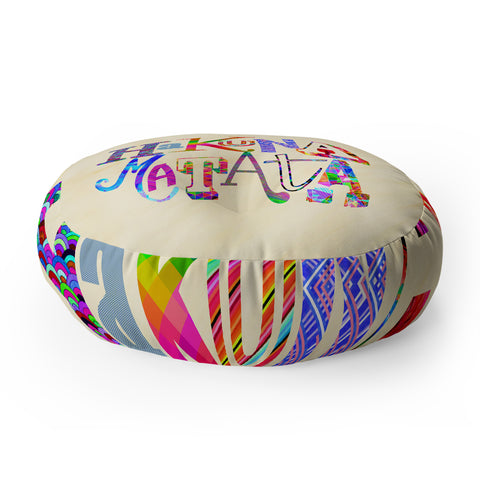 Fimbis Hakuna Matata Floor Pillow Round