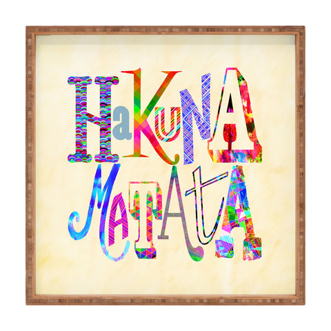 Fimbis Hakuna Matata Square Tray