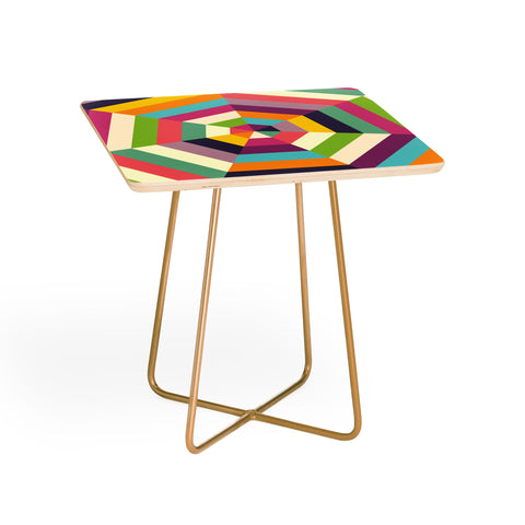 Fimbis Heptagon Quilt Side Table