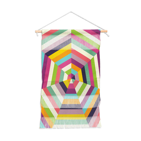 Fimbis Heptagon Quilt Wall Hanging Portrait
