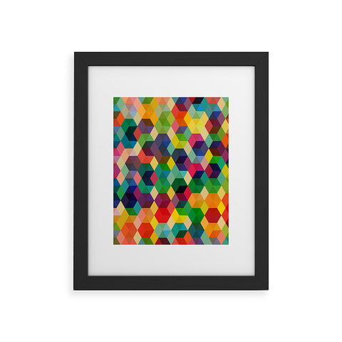 Fimbis Hexagonzo Framed Art Print
