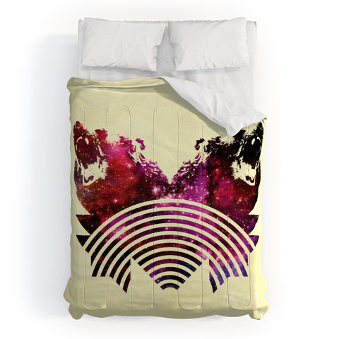 Fimbis Its A Grizzly Space Out There Comforter