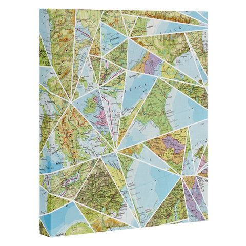 Fimbis Its A Mixed Up World Art Canvas