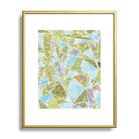 Fimbis Its A Mixed Up World Metal Framed Art Print