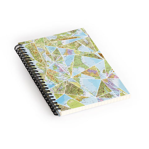 Fimbis Its A Mixed Up World Spiral Notebook