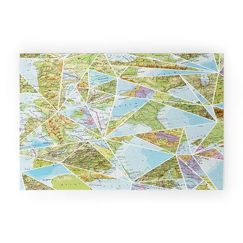 Fimbis Its A Mixed Up World Welcome Mat