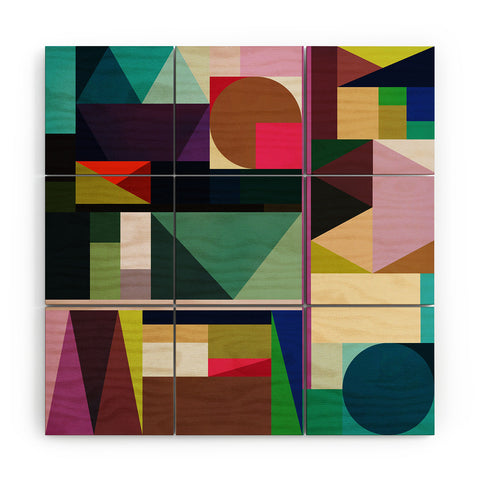 Fimbis Kaku Wood Wall Mural