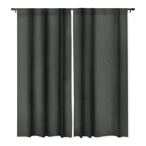 Fimbis Kernoga Black and White 1 Blackout Window Curtain