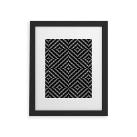 Fimbis Kernoga Black and White 1 Framed Art Print