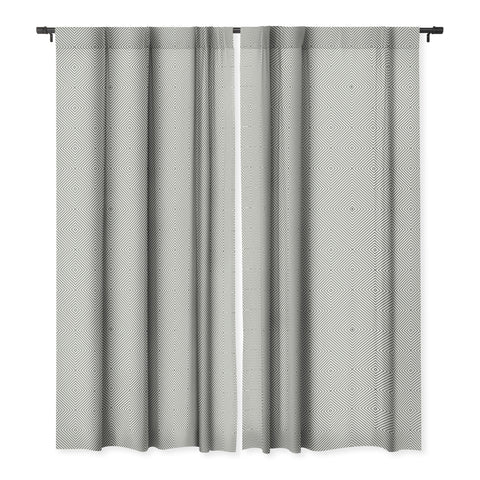 Fimbis Kernoga Black and White 2 Blackout Window Curtain