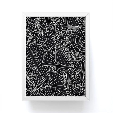 Fimbis Kooky Geometric Framed Mini Art Print