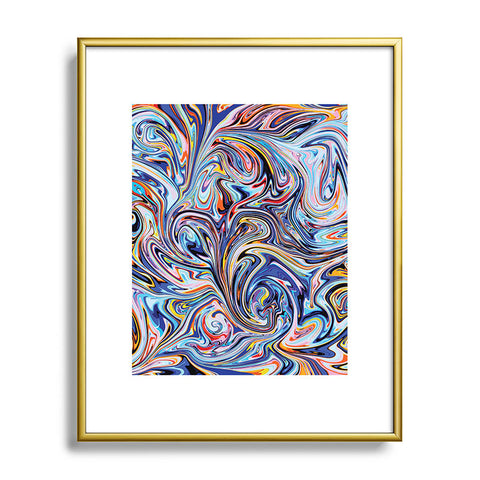 Fimbis Lazar Liquify Metal Framed Art Print