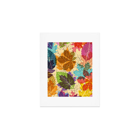 Fimbis Leaves Autumn Art Print