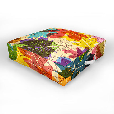 Fimbis Leaves Autumn Outdoor Floor Cushion