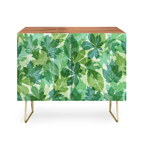Fimbis Leaves Green Credenza