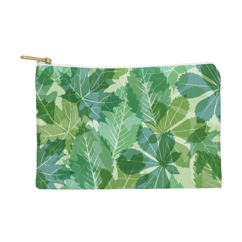 Fimbis Leaves Green Pouch