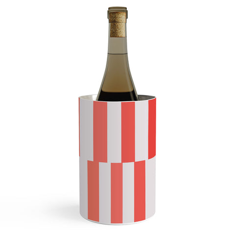 Fimbis Living Coral Stripes Wine Chiller