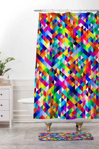 Fimbis Marques Shower Curtain And Mat