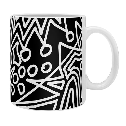 Fimbis Monochrome Chaos Coffee Mug