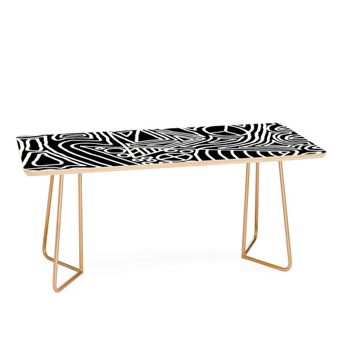 Fimbis Monochrome Chaos Coffee Table