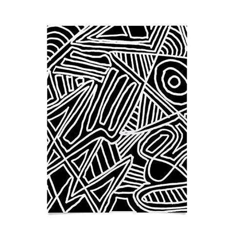 Fimbis Monochrome Chaos Poster