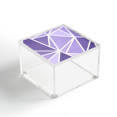 Fimbis Mosaic Purples Acrylic Box