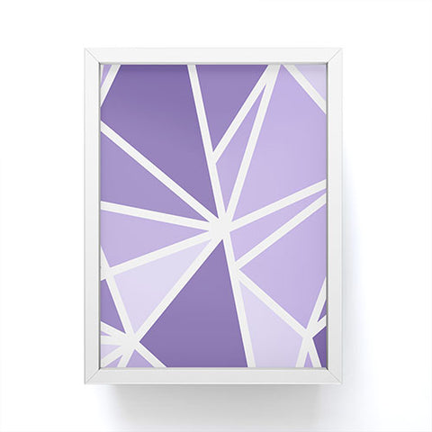 Fimbis Mosaic Purples Framed Mini Art Print