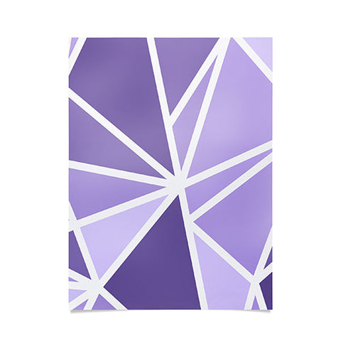 Fimbis Mosaic Purples Poster