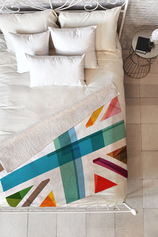 Fimbis MultiCultural Britain Fleece Throw Blanket