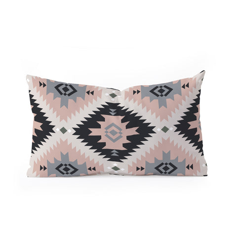 Fimbis NavNa B Oblong Throw Pillow