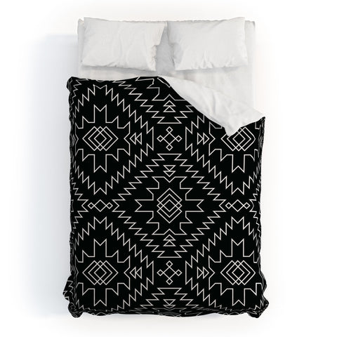 Fimbis NavNa Black and White 1 Duvet Cover