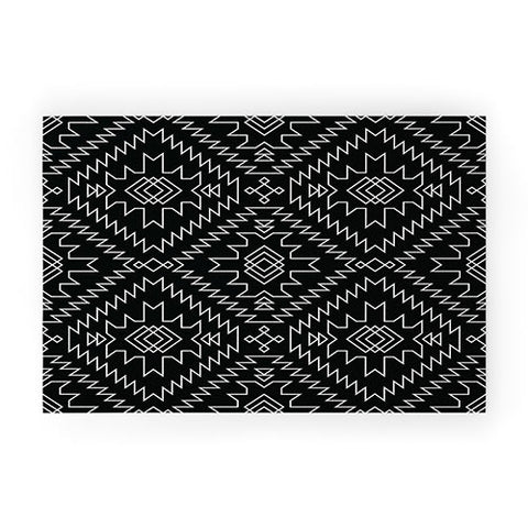 Fimbis NavNa Black and White 1 Welcome Mat