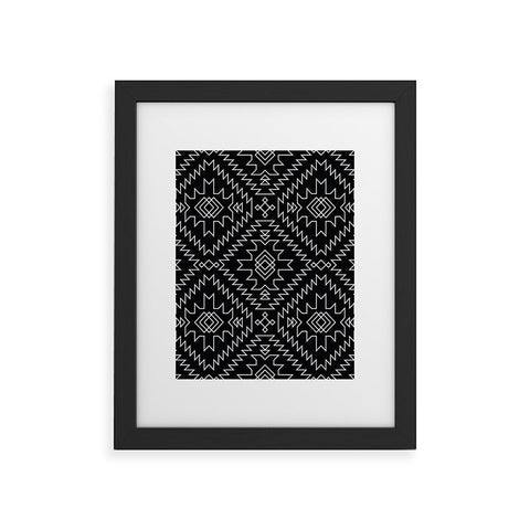 Fimbis NavNa Black and White 1 Framed Art Print