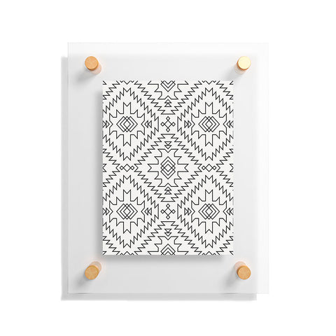 Fimbis NavNa Black and White 2 Floating Acrylic Print