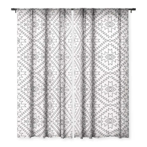 Fimbis NavNa Black and White 2 Sheer Non Repeat