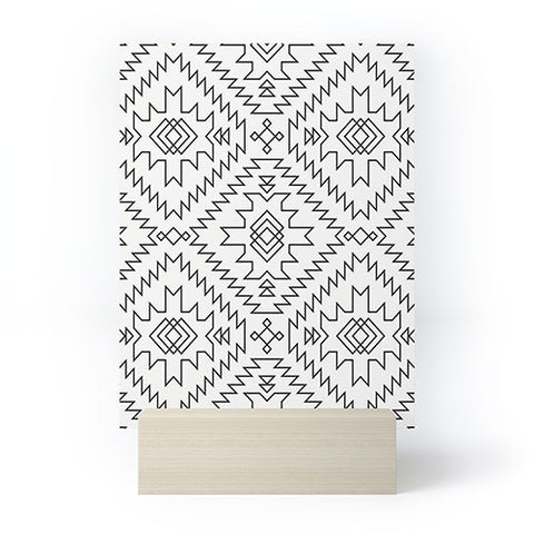 Fimbis NavNa Black and White 2 Mini Art Print