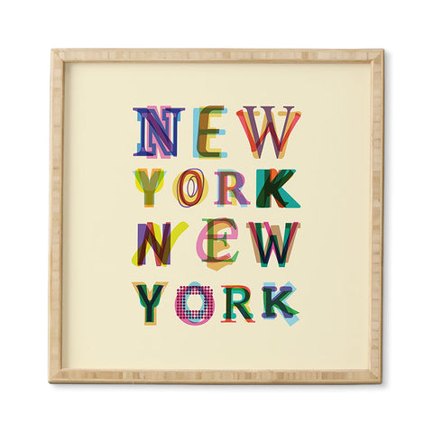 Fimbis New York New York Framed Wall Art
