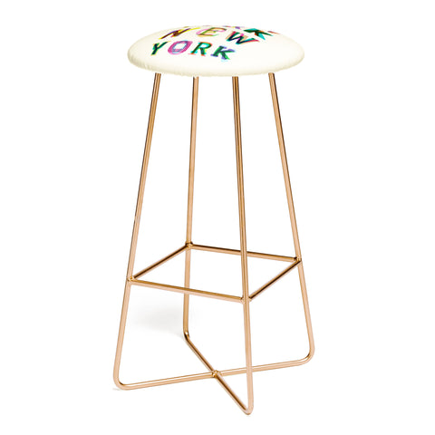 Fimbis New York New York Bar Stool