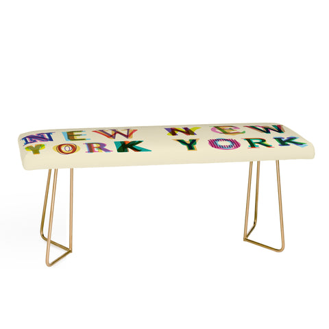 Fimbis New York New York Bench