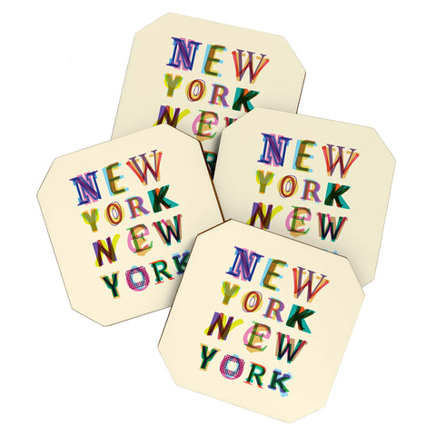 Fimbis New York New York Coaster Set