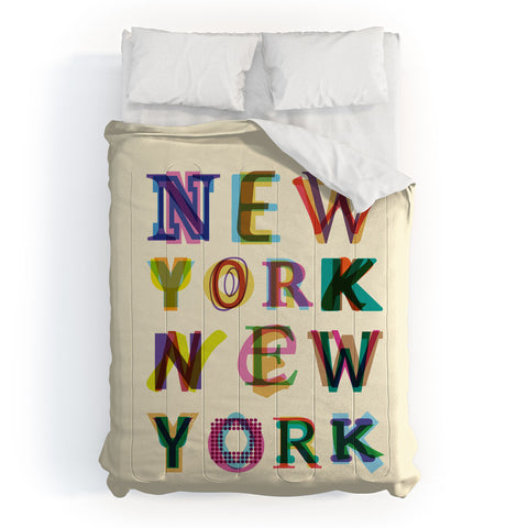 Fimbis New York New York Comforter