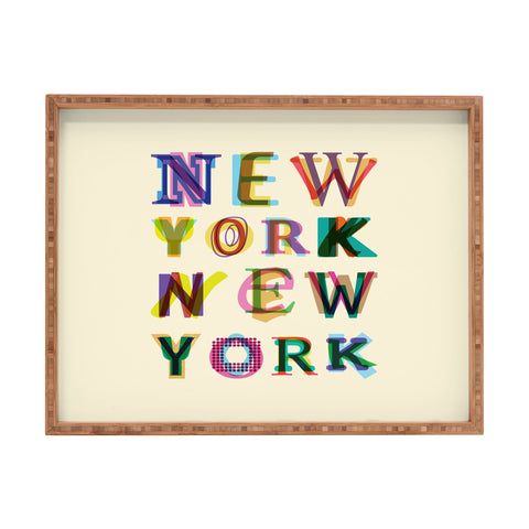 Fimbis New York New York Rectangular Tray