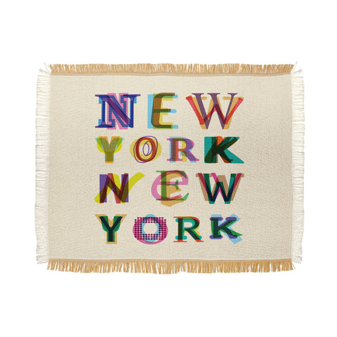 Fimbis New York New York Throw Blanket