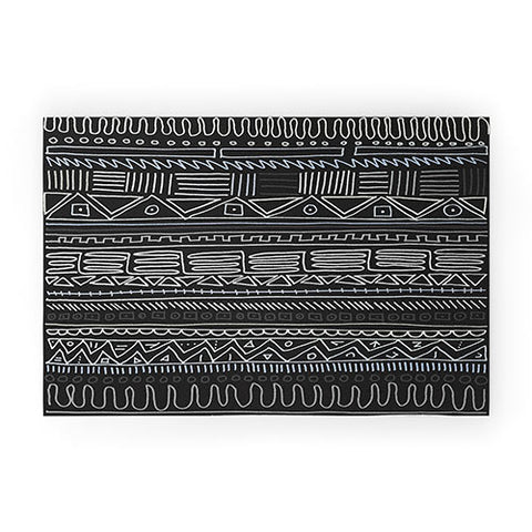 Fimbis Nordic Doodle Welcome Mat